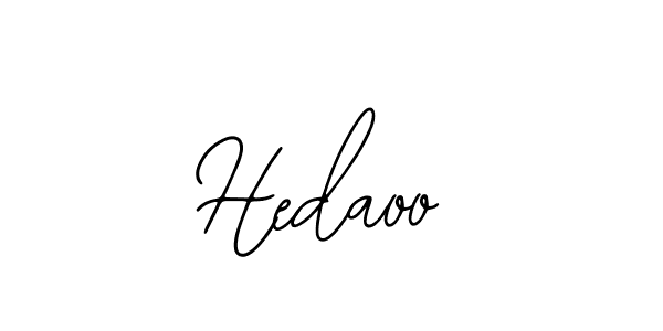 if you are searching for the best signature style for your name Hedaoo. so please give up your signature search. here we have designed multiple signature styles  using Bearetta-2O07w. Hedaoo signature style 12 images and pictures png