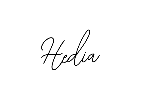 Also we have Hedia name is the best signature style. Create professional handwritten signature collection using Bearetta-2O07w autograph style. Hedia signature style 12 images and pictures png