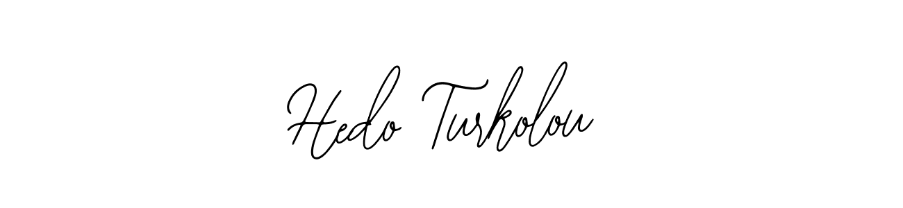 It looks lik you need a new signature style for name Hedo Turkolou. Design unique handwritten (Bearetta-2O07w) signature with our free signature maker in just a few clicks. Hedo Turkolou signature style 12 images and pictures png