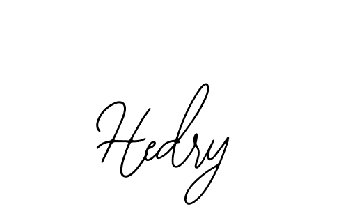 The best way (Bearetta-2O07w) to make a short signature is to pick only two or three words in your name. The name Hedry include a total of six letters. For converting this name. Hedry signature style 12 images and pictures png