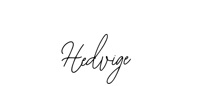 How to make Hedvige name signature. Use Bearetta-2O07w style for creating short signs online. This is the latest handwritten sign. Hedvige signature style 12 images and pictures png