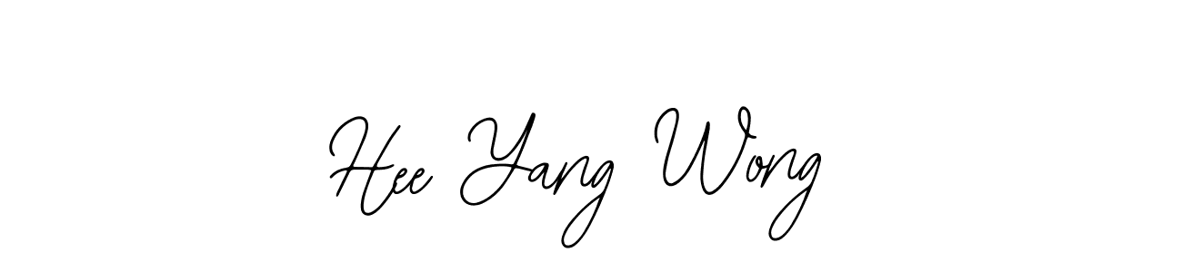 It looks lik you need a new signature style for name Hee Yang Wong. Design unique handwritten (Bearetta-2O07w) signature with our free signature maker in just a few clicks. Hee Yang Wong signature style 12 images and pictures png