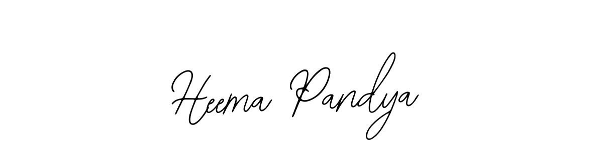 You should practise on your own different ways (Bearetta-2O07w) to write your name (Heema Pandya) in signature. don't let someone else do it for you. Heema Pandya signature style 12 images and pictures png