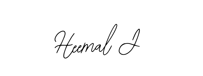 Heemal J stylish signature style. Best Handwritten Sign (Bearetta-2O07w) for my name. Handwritten Signature Collection Ideas for my name Heemal J. Heemal J signature style 12 images and pictures png