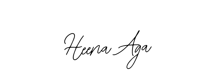 Make a beautiful signature design for name Heena Aga. Use this online signature maker to create a handwritten signature for free. Heena Aga signature style 12 images and pictures png