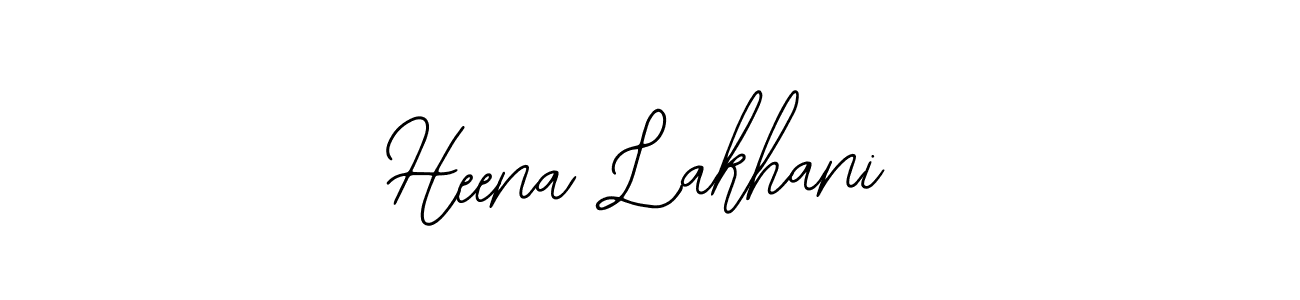 The best way (Bearetta-2O07w) to make a short signature is to pick only two or three words in your name. The name Heena Lakhani include a total of six letters. For converting this name. Heena Lakhani signature style 12 images and pictures png