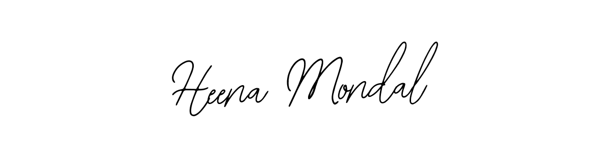 How to make Heena Mondal signature? Bearetta-2O07w is a professional autograph style. Create handwritten signature for Heena Mondal name. Heena Mondal signature style 12 images and pictures png