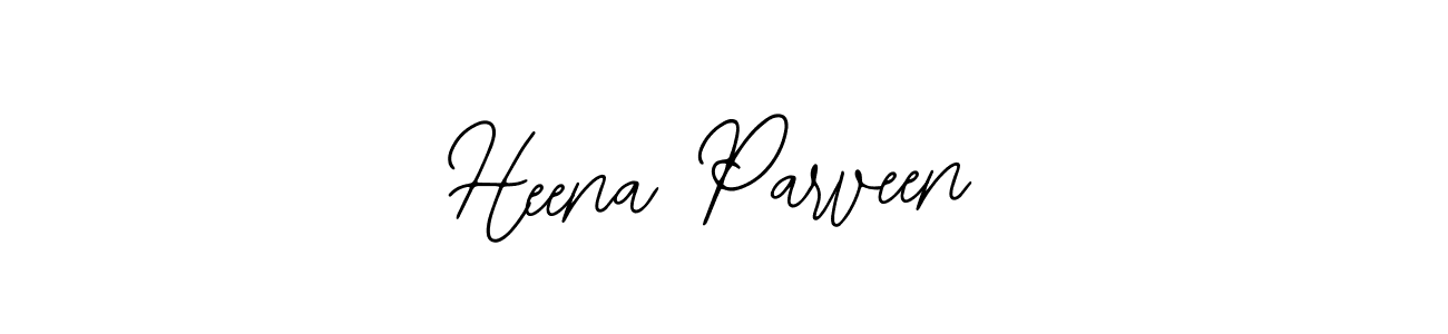 Heena Parveen stylish signature style. Best Handwritten Sign (Bearetta-2O07w) for my name. Handwritten Signature Collection Ideas for my name Heena Parveen. Heena Parveen signature style 12 images and pictures png