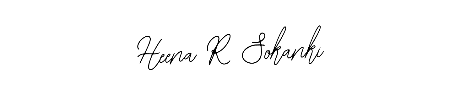 You should practise on your own different ways (Bearetta-2O07w) to write your name (Heena R Sokanki) in signature. don't let someone else do it for you. Heena R Sokanki signature style 12 images and pictures png