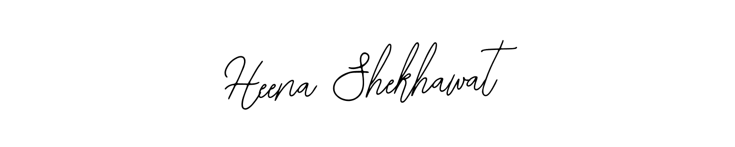 Make a beautiful signature design for name Heena Shekhawat. Use this online signature maker to create a handwritten signature for free. Heena Shekhawat signature style 12 images and pictures png