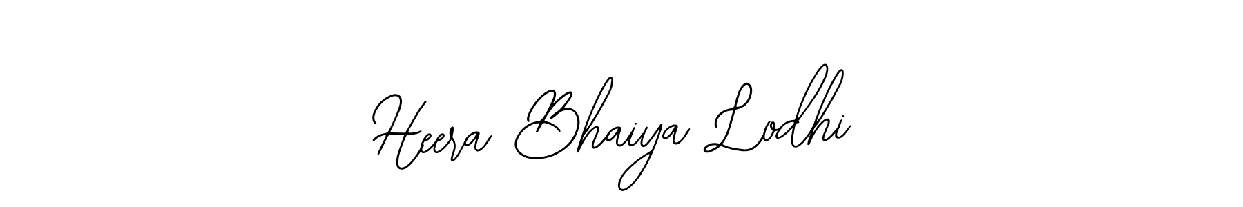Also we have Heera Bhaiya Lodhi name is the best signature style. Create professional handwritten signature collection using Bearetta-2O07w autograph style. Heera Bhaiya Lodhi signature style 12 images and pictures png