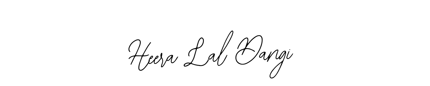 Use a signature maker to create a handwritten signature online. With this signature software, you can design (Bearetta-2O07w) your own signature for name Heera Lal Dangi. Heera Lal Dangi signature style 12 images and pictures png