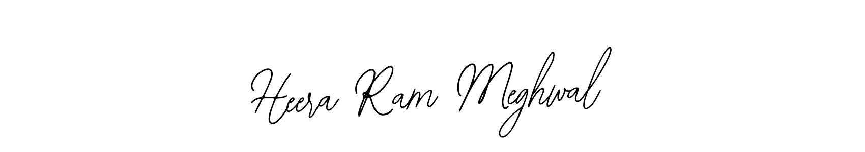 Also we have Heera Ram Meghwal name is the best signature style. Create professional handwritten signature collection using Bearetta-2O07w autograph style. Heera Ram Meghwal signature style 12 images and pictures png