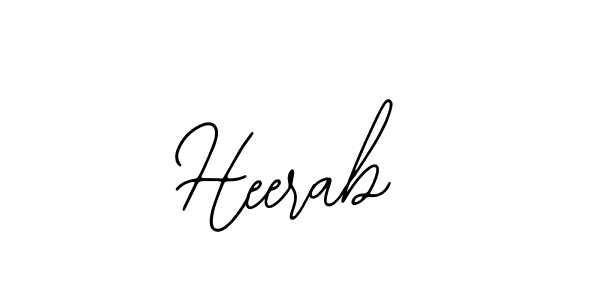 Create a beautiful signature design for name Heerab. With this signature (Bearetta-2O07w) fonts, you can make a handwritten signature for free. Heerab signature style 12 images and pictures png