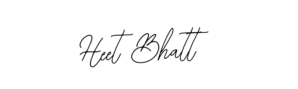 Use a signature maker to create a handwritten signature online. With this signature software, you can design (Bearetta-2O07w) your own signature for name Heet Bhatt. Heet Bhatt signature style 12 images and pictures png