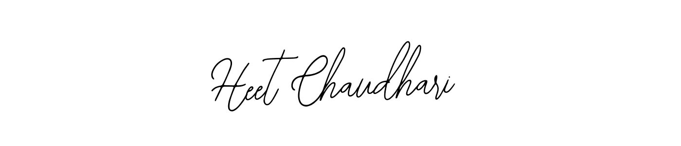 Make a beautiful signature design for name Heet Chaudhari. With this signature (Bearetta-2O07w) style, you can create a handwritten signature for free. Heet Chaudhari signature style 12 images and pictures png