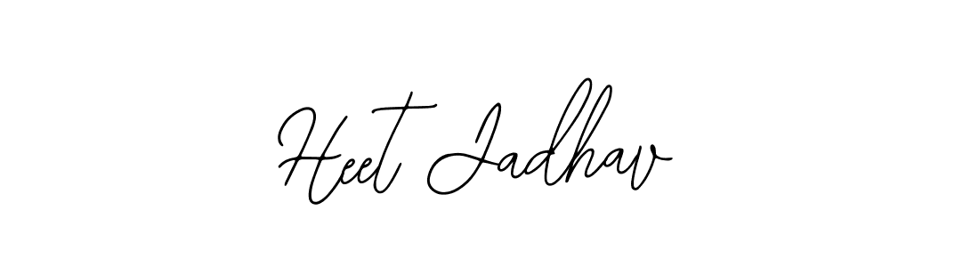 How to make Heet Jadhav signature? Bearetta-2O07w is a professional autograph style. Create handwritten signature for Heet Jadhav name. Heet Jadhav signature style 12 images and pictures png