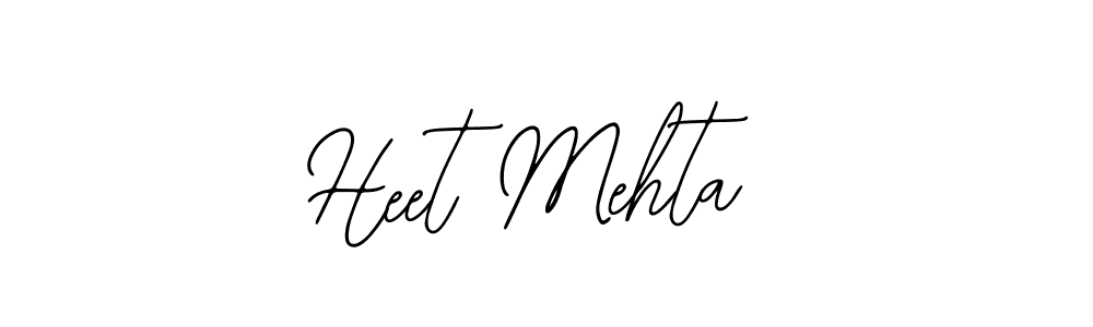 How to make Heet Mehta signature? Bearetta-2O07w is a professional autograph style. Create handwritten signature for Heet Mehta name. Heet Mehta signature style 12 images and pictures png