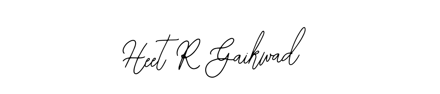 It looks lik you need a new signature style for name Heet R Gaikwad. Design unique handwritten (Bearetta-2O07w) signature with our free signature maker in just a few clicks. Heet R Gaikwad signature style 12 images and pictures png