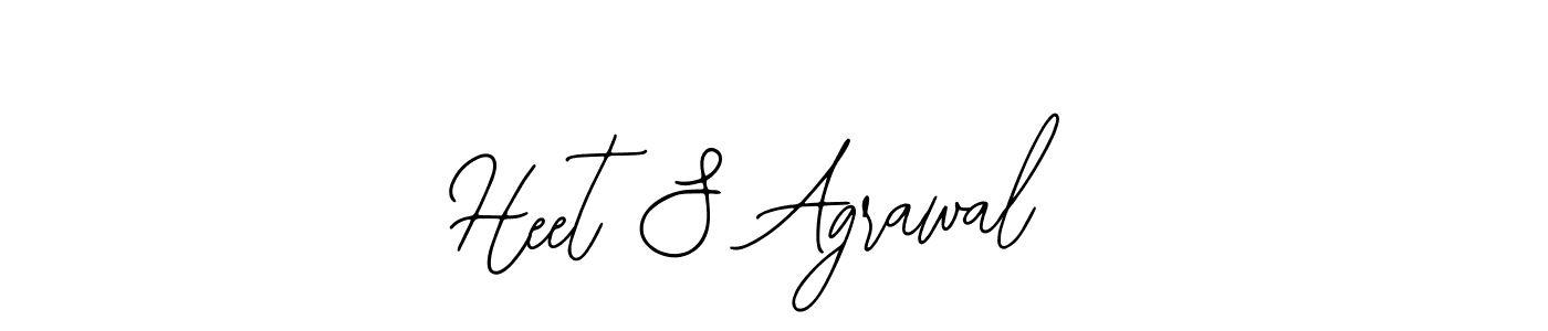 Heet S Agrawal stylish signature style. Best Handwritten Sign (Bearetta-2O07w) for my name. Handwritten Signature Collection Ideas for my name Heet S Agrawal. Heet S Agrawal signature style 12 images and pictures png