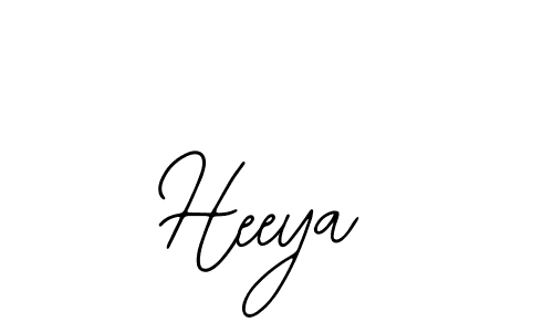 How to make Heeya name signature. Use Bearetta-2O07w style for creating short signs online. This is the latest handwritten sign. Heeya signature style 12 images and pictures png