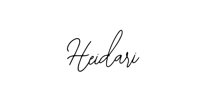 if you are searching for the best signature style for your name Heidari. so please give up your signature search. here we have designed multiple signature styles  using Bearetta-2O07w. Heidari signature style 12 images and pictures png