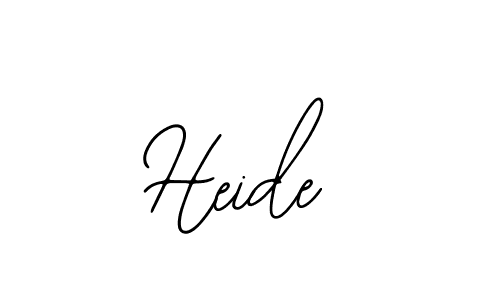 if you are searching for the best signature style for your name Heide. so please give up your signature search. here we have designed multiple signature styles  using Bearetta-2O07w. Heide signature style 12 images and pictures png