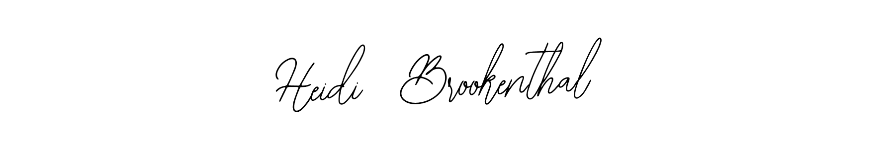 Make a beautiful signature design for name Heidi  Brookenthal. With this signature (Bearetta-2O07w) style, you can create a handwritten signature for free. Heidi  Brookenthal signature style 12 images and pictures png