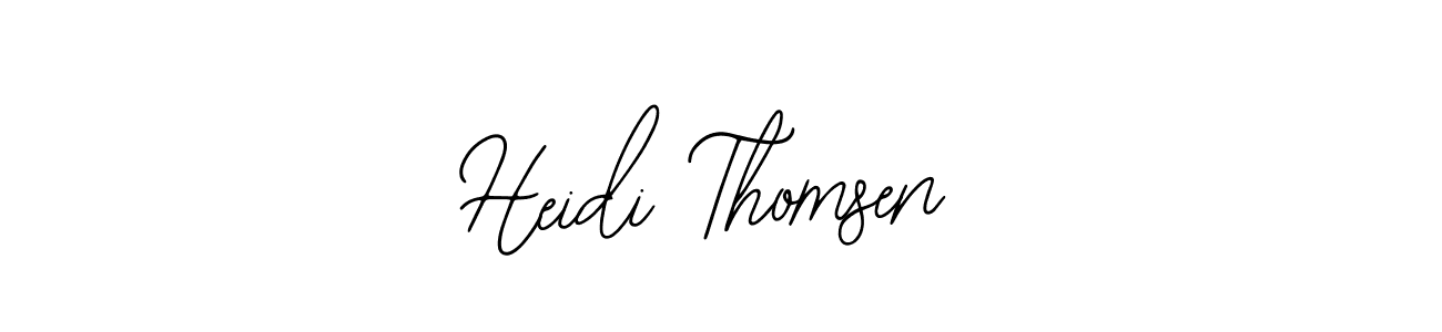 You can use this online signature creator to create a handwritten signature for the name Heidi Thomsen. This is the best online autograph maker. Heidi Thomsen signature style 12 images and pictures png