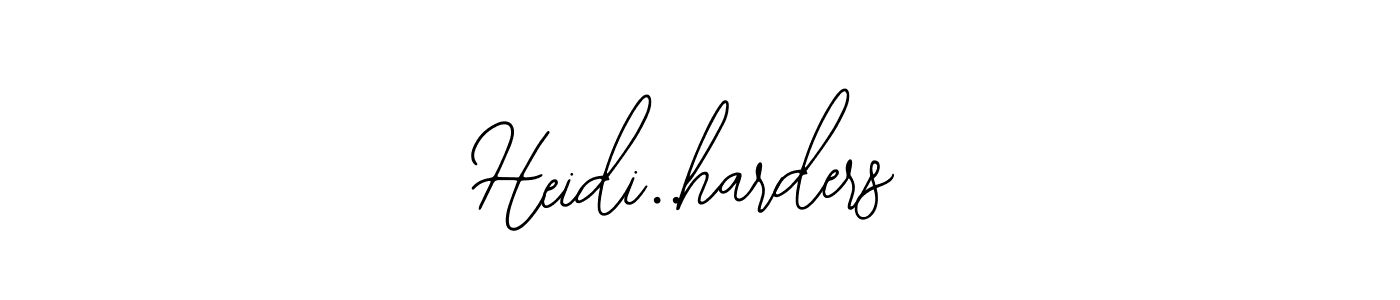 It looks lik you need a new signature style for name Heidi..harders. Design unique handwritten (Bearetta-2O07w) signature with our free signature maker in just a few clicks. Heidi..harders signature style 12 images and pictures png