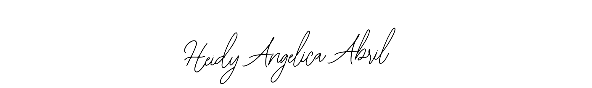 Design your own signature with our free online signature maker. With this signature software, you can create a handwritten (Bearetta-2O07w) signature for name Heidy Angelica Abril. Heidy Angelica Abril signature style 12 images and pictures png