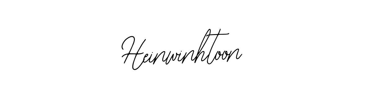 Also we have Heinwinhtoon name is the best signature style. Create professional handwritten signature collection using Bearetta-2O07w autograph style. Heinwinhtoon signature style 12 images and pictures png