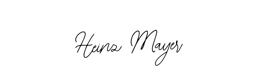 How to make Heinz Mayer name signature. Use Bearetta-2O07w style for creating short signs online. This is the latest handwritten sign. Heinz Mayer signature style 12 images and pictures png