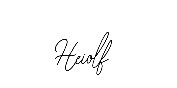 How to make Heiolf name signature. Use Bearetta-2O07w style for creating short signs online. This is the latest handwritten sign. Heiolf signature style 12 images and pictures png