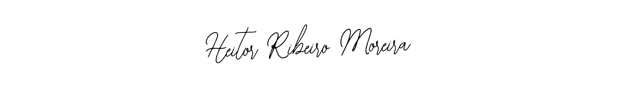 You can use this online signature creator to create a handwritten signature for the name Heitor Ribeiro Moreira. This is the best online autograph maker. Heitor Ribeiro Moreira signature style 12 images and pictures png