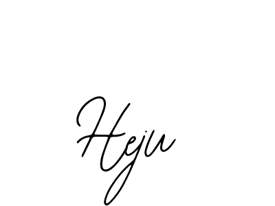 Use a signature maker to create a handwritten signature online. With this signature software, you can design (Bearetta-2O07w) your own signature for name Heju. Heju signature style 12 images and pictures png