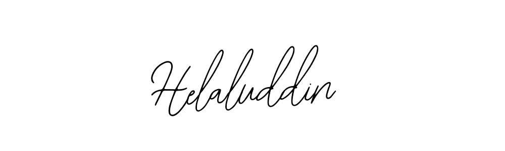 Design your own signature with our free online signature maker. With this signature software, you can create a handwritten (Bearetta-2O07w) signature for name Helaluddin. Helaluddin signature style 12 images and pictures png