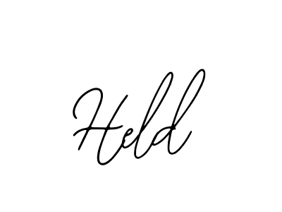 Also we have Held name is the best signature style. Create professional handwritten signature collection using Bearetta-2O07w autograph style. Held signature style 12 images and pictures png