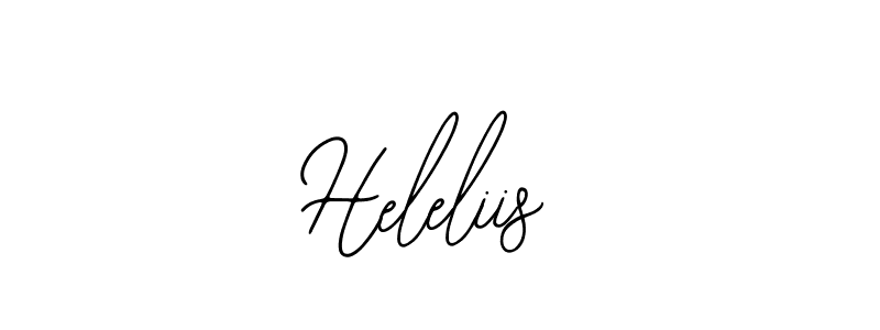 How to Draw Heleliis signature style? Bearetta-2O07w is a latest design signature styles for name Heleliis. Heleliis signature style 12 images and pictures png