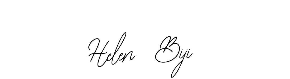 How to make Helen  Biji name signature. Use Bearetta-2O07w style for creating short signs online. This is the latest handwritten sign. Helen  Biji signature style 12 images and pictures png