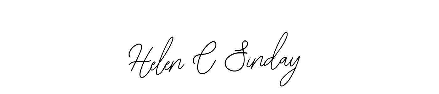 It looks lik you need a new signature style for name Helen C Sinday. Design unique handwritten (Bearetta-2O07w) signature with our free signature maker in just a few clicks. Helen C Sinday signature style 12 images and pictures png