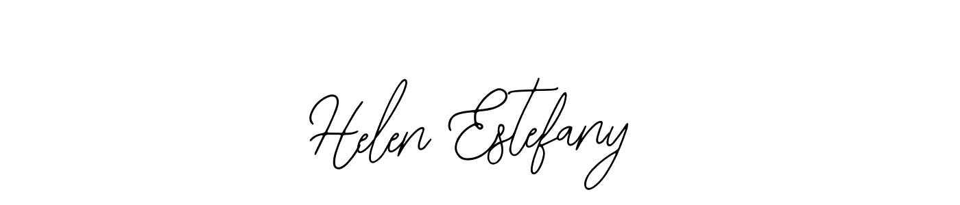 Make a beautiful signature design for name Helen Estefany. Use this online signature maker to create a handwritten signature for free. Helen Estefany signature style 12 images and pictures png