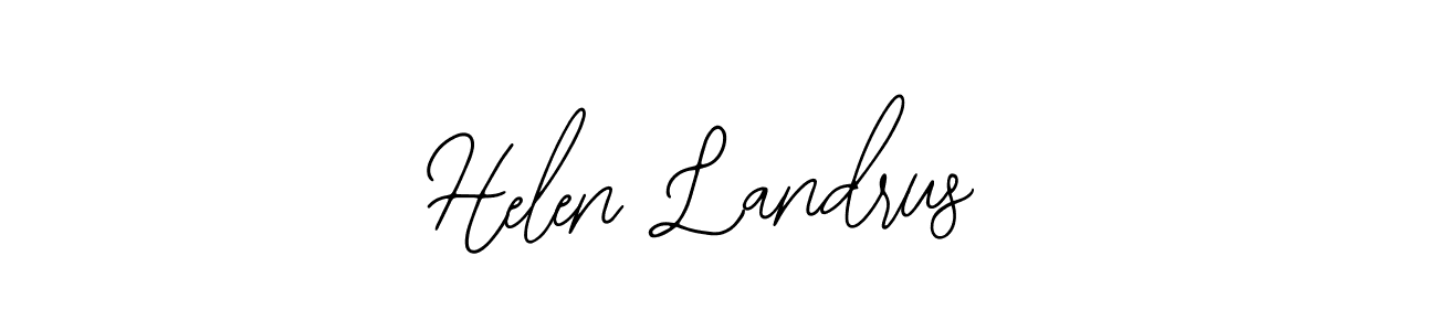 Helen Landrus stylish signature style. Best Handwritten Sign (Bearetta-2O07w) for my name. Handwritten Signature Collection Ideas for my name Helen Landrus. Helen Landrus signature style 12 images and pictures png