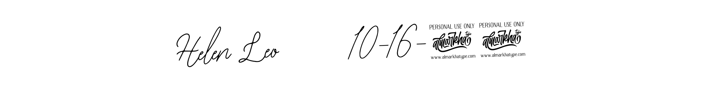 Also we have Helen Leo      10-16-24 name is the best signature style. Create professional handwritten signature collection using Bearetta-2O07w autograph style. Helen Leo      10-16-24 signature style 12 images and pictures png