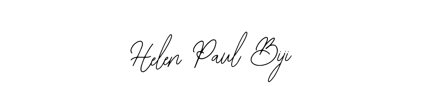 Similarly Bearetta-2O07w is the best handwritten signature design. Signature creator online .You can use it as an online autograph creator for name Helen Paul Biji. Helen Paul Biji signature style 12 images and pictures png