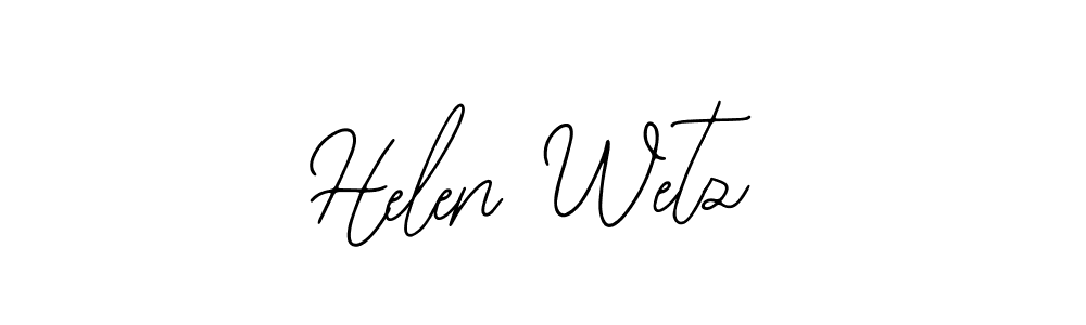 Similarly Bearetta-2O07w is the best handwritten signature design. Signature creator online .You can use it as an online autograph creator for name Helen Wetz. Helen Wetz signature style 12 images and pictures png