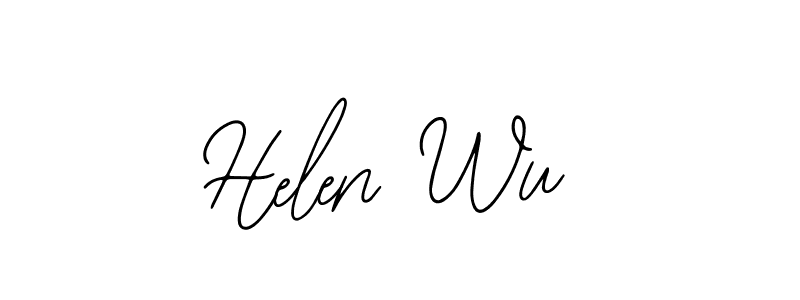 Make a beautiful signature design for name Helen Wu. With this signature (Bearetta-2O07w) style, you can create a handwritten signature for free. Helen Wu signature style 12 images and pictures png