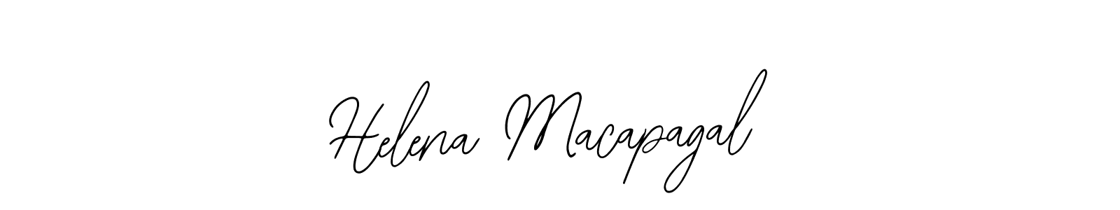 The best way (Bearetta-2O07w) to make a short signature is to pick only two or three words in your name. The name Helena Macapagal include a total of six letters. For converting this name. Helena Macapagal signature style 12 images and pictures png