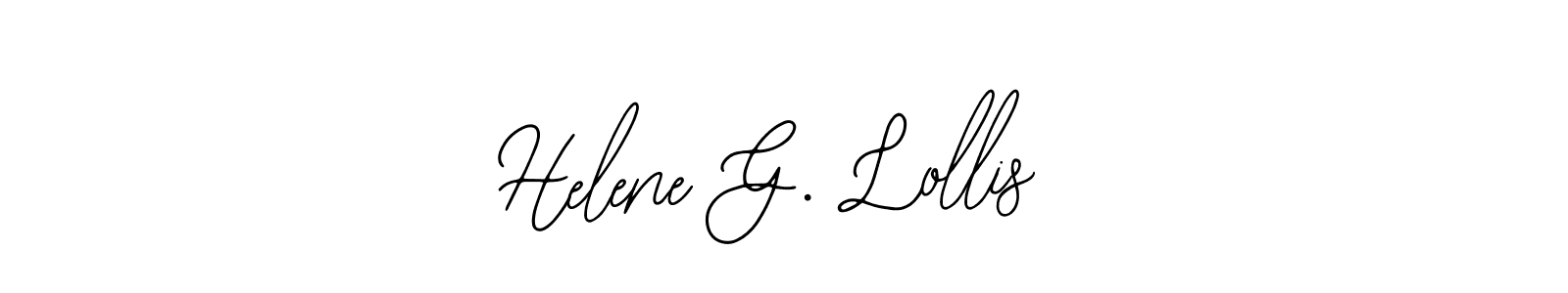 Use a signature maker to create a handwritten signature online. With this signature software, you can design (Bearetta-2O07w) your own signature for name Helene G. Lollis. Helene G. Lollis signature style 12 images and pictures png