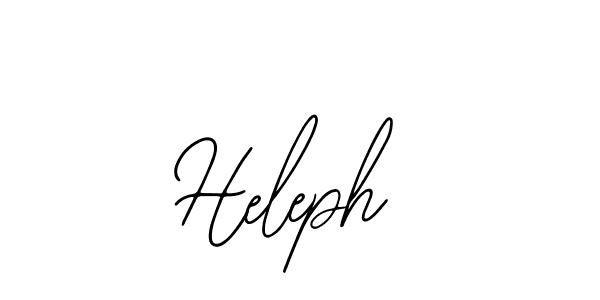 How to make Heleph signature? Bearetta-2O07w is a professional autograph style. Create handwritten signature for Heleph name. Heleph signature style 12 images and pictures png